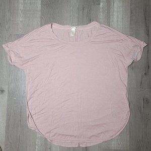 Matty M. pink tee shirt soft crew neck. size XXL vacation, summer, hot,